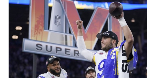 Matthew Stafford är den lyckliga quarterbacken